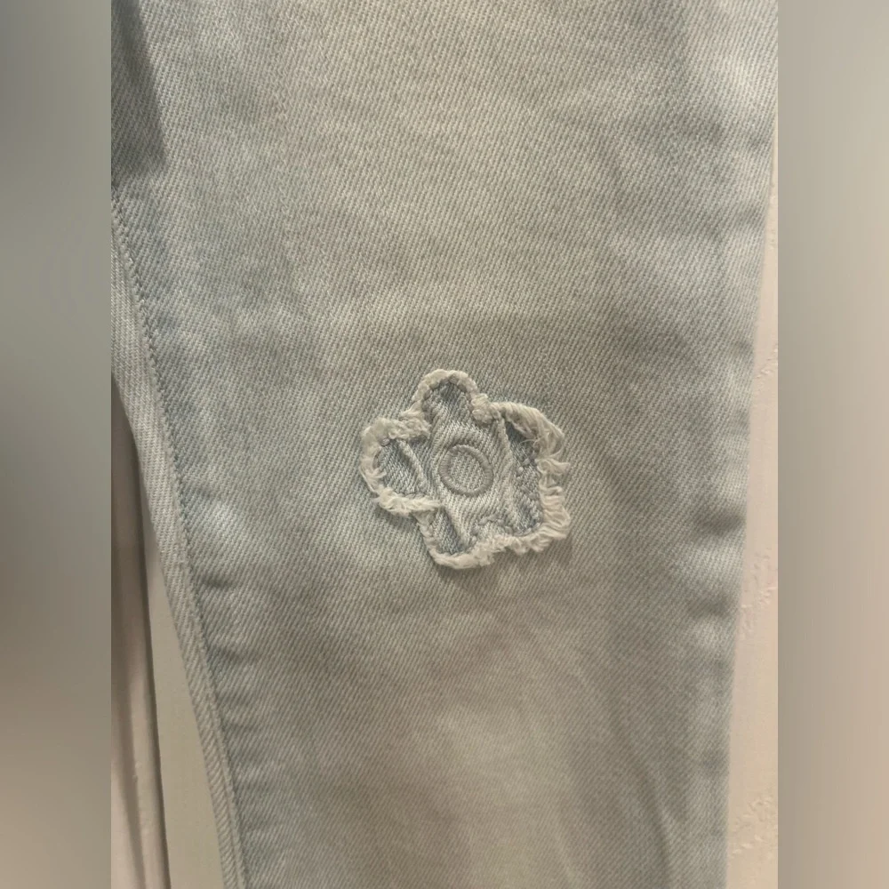 OshKosh B'gosh Light Blue Flare Jeans with Embroidery